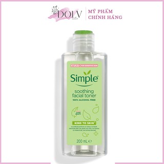 [Hàng Nhập Khẩu] Nước hoa hồng Simple Kind To Skin Soothing Facial Toner, Nước Hoa Hồng Cho Da Dầu