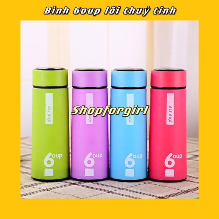 Bình nước lõi thủy tinh giữ nhiệt 6 oup/thủy tinh ( giao màu ngẫu nhiên ) -shopforgirl | BigBuy360 - bigbuy360.vn