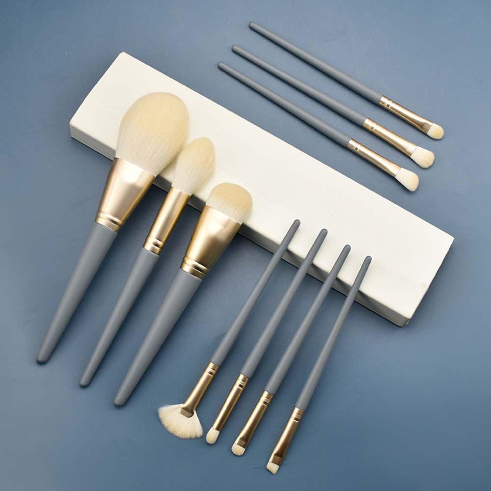 Bộ Cọ Trang Điểm Nền / Che Khuyết Điểm / Má Hồng Kèm Túi Đựng Tiện Lợi