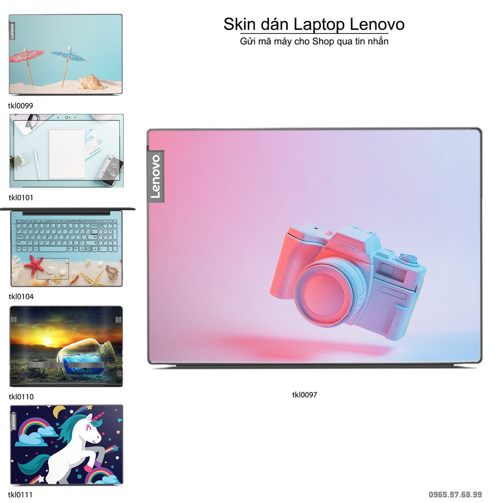 Skin dán Laptop Lenovo in hình thiết kế _nhiều mẫu 2