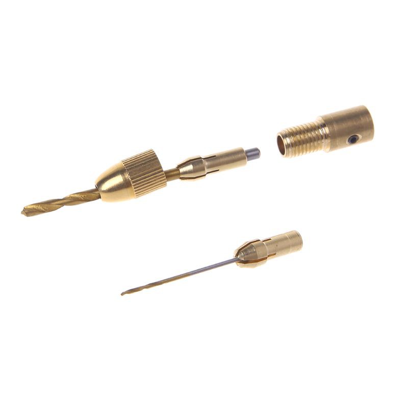 Bộ Dụng Cụ 12 Món Gồm Đầu Kẹp Và Mũi Khoan Ren Xoắn 0.5-3mm Kèm Phụ Kiện Dành Cho Máy Khoan Điện