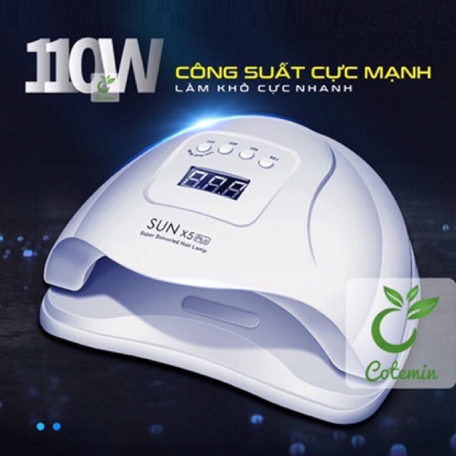 ( SIÊU RẺ ) Máy hơ gel SUN X5 Plus 110W cao cấp chính hãng