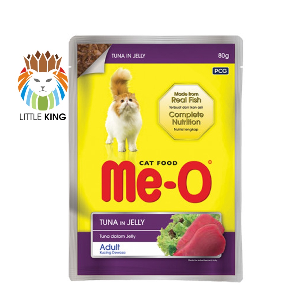 Pate mèo Me-o 80g, thức ăn dinh dưỡng, súp cho mèo con, mèo lớn đầy đủ dinh dưỡng Little King pet shop