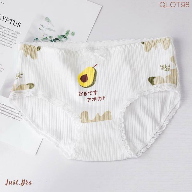 Quần Lót Cotton Họa Tiết Hình Quả Bơ | BigBuy360 - bigbuy360.vn