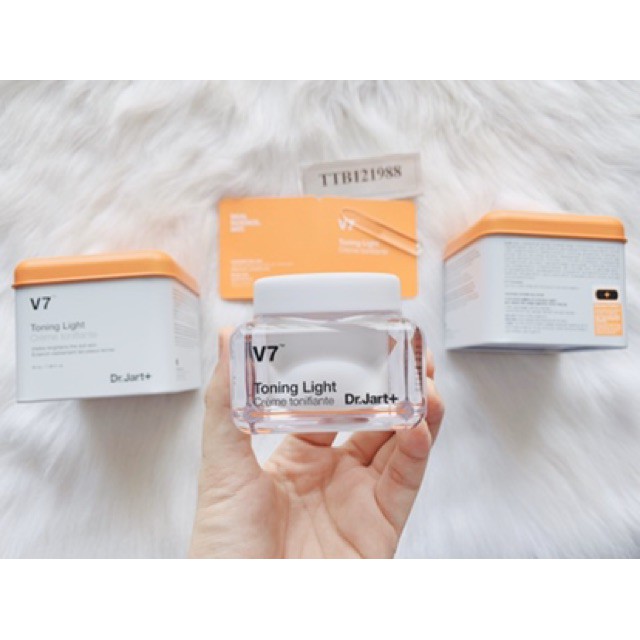 Kem Mặt V7 Toning Light Dr.Jart+ - Mini Size 15ml -Toning Light Và Pink Toning