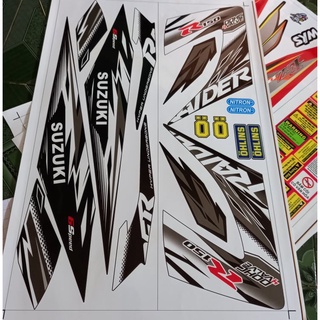 tem rời raider R150 đen xám