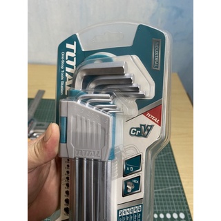 Bộ lục giác 9 cây INGCO & TOTAL