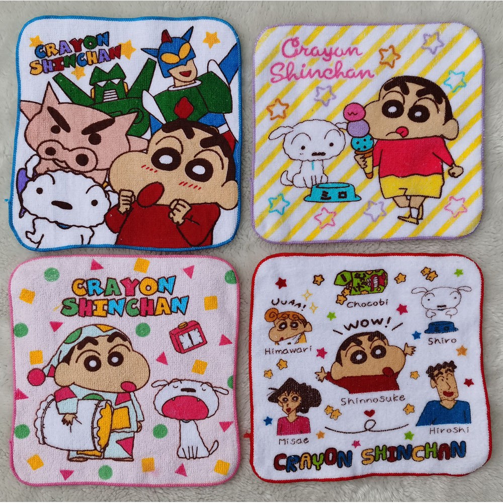 Khăn lau mặt 20x20cm họa tiết hoạt hình đáng yêu