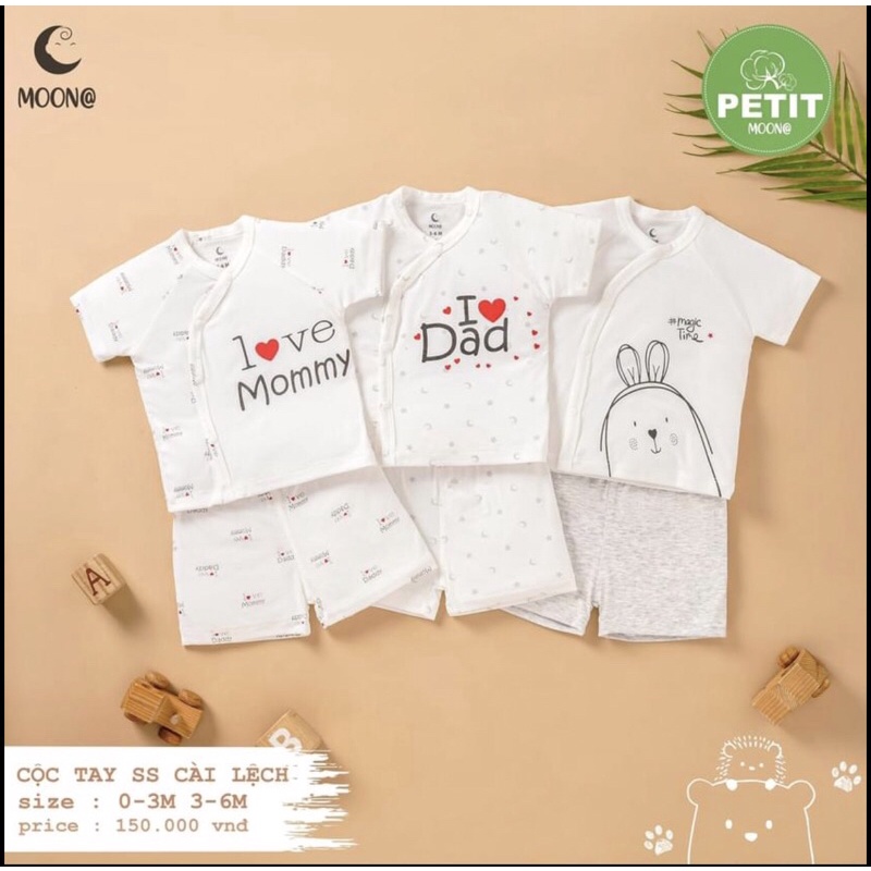 Combo bộ cài chéo Moon petit