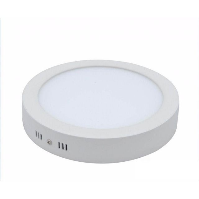 Đèn led ốp nổi 12w tròn trắng + vàng