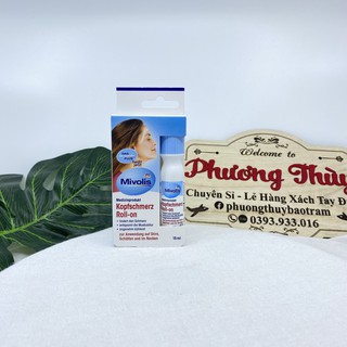 Thanh lăn giúp giảm đau đầu chóng mặt Mivolis 15ml