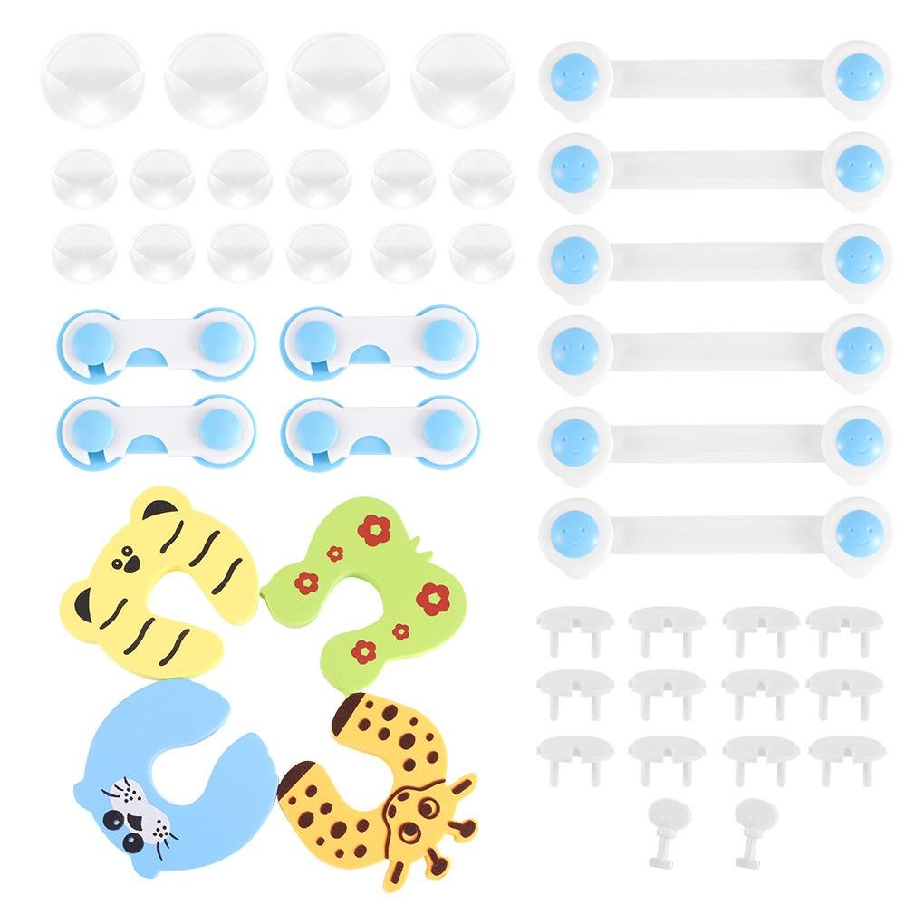 Set 44 Vỏ Bọc Ổ Cắm Điện Bảo Vệ An Toàn Cho Bé