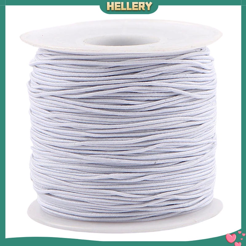 Dây Thun Co Giãn 1mm Dài 100 Yards Màu Trắng Trang Trí Điện Thoại