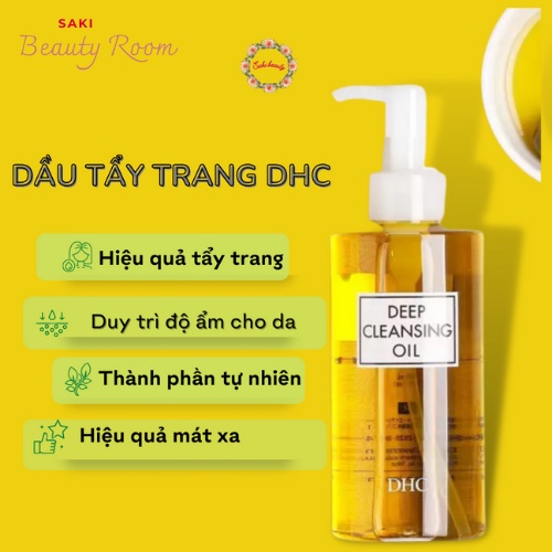 ( Full size) Dầu tẩy trang Olive DHC Cleansing Oil 200ml Sakibeauty