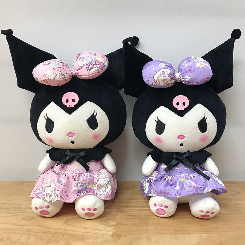Búp Bê Nhồi Bông Kuromi 20cm Mềm Mại Làm Quà Tặng Cho Bé Gái