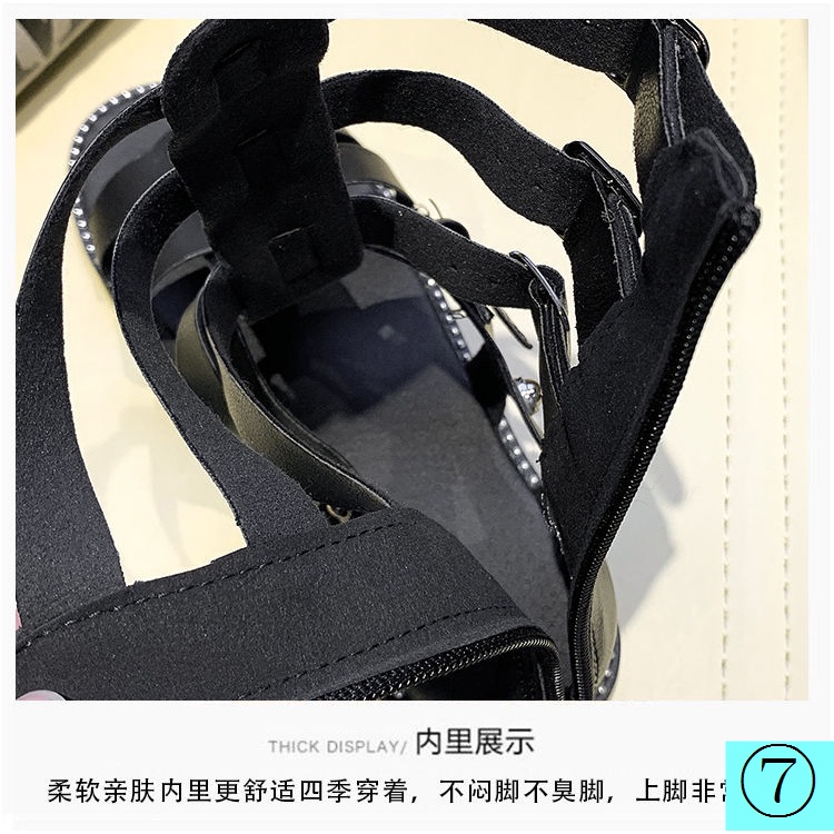 Sandal Hở Ngón Đế Bằng Thiết Kế Dây Đan Chéo Phong Cách Âu Mỹ Thời Trang Mùa Hè Mới Cho Nữ