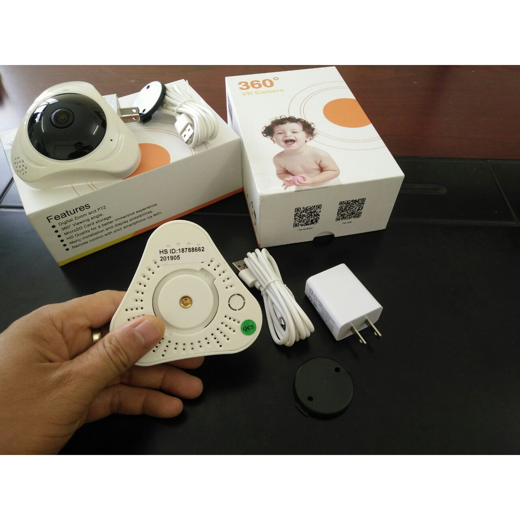 Camera Wifi ốp trần VR360  1.3M (Yoosee)