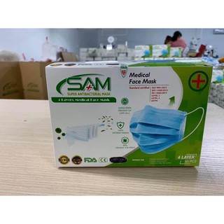 Khẩu trang y tế kháng khuẩn 4 lớp SAM