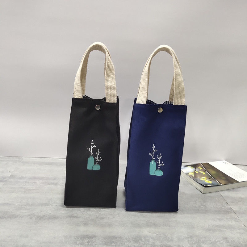 Túi Tote Vải Cotton Siêu Nhẹ In Họa Tiết 8 Kiểu Tùy Chọn