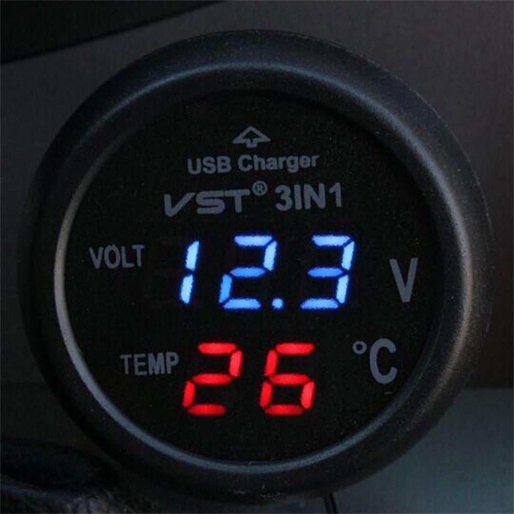 Thiết Bị Sạc Pin Màn Hình LED Kỹ Thuật Số SHOUKEY Cho Xe Hơi
