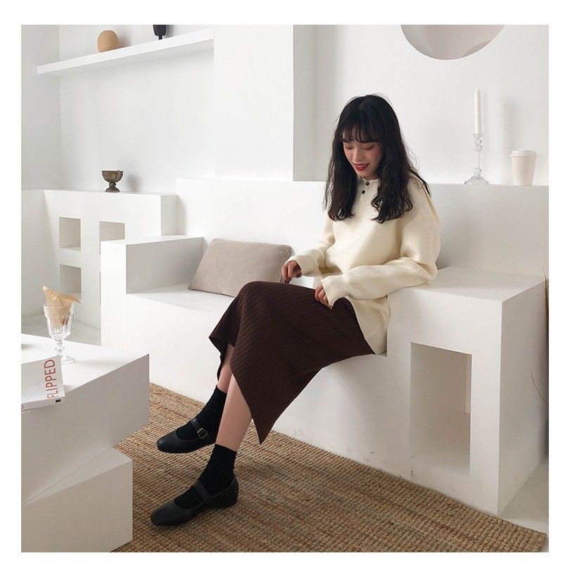 [ORDER] CHÂN VÁY DÀI LEN TĂM ULZZANG NỮ TÍNH | BigBuy360 - bigbuy360.vn