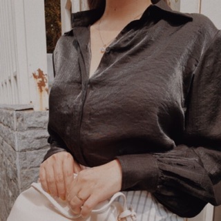ÁO SƠ MI LỤA DỆT KIM 90S