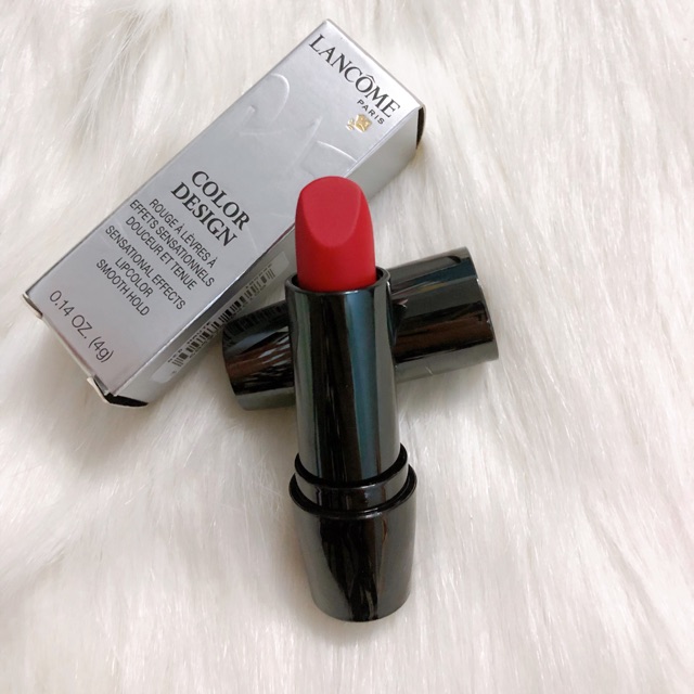 Son Lancome cao cấp Matte màu Red Haute full box