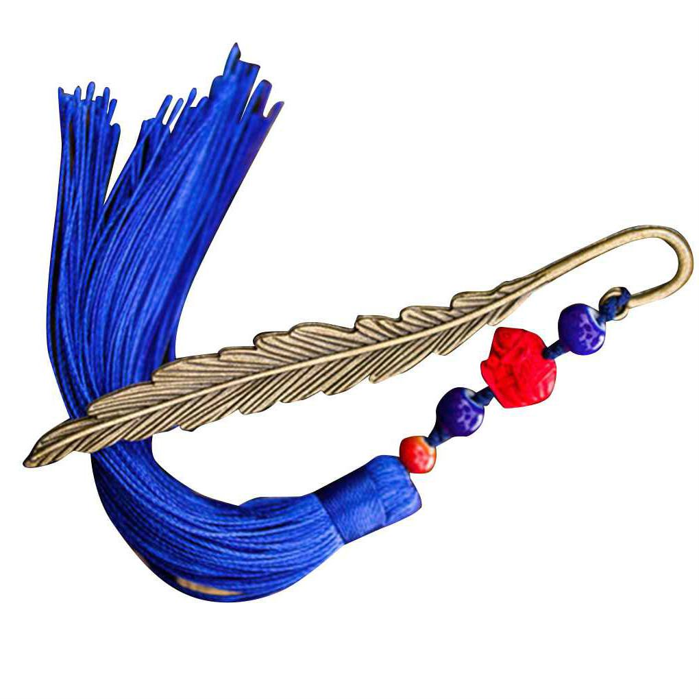 Thẻ Đánh Dấu Trang Sách Tua Rua Phong Cách Trung Hoa Cổ Điển