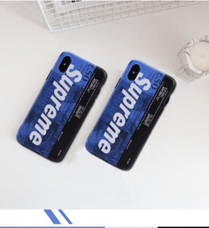 Ốp Supreme Xanh in Chìm iPhone X/Xs Max/7plus/8plus/6plus/6splus