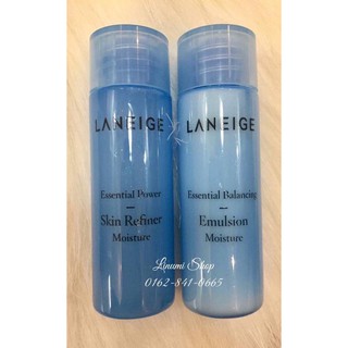 Cặp dưỡng da nước hoa hồng + sữa dưỡng Laneige
