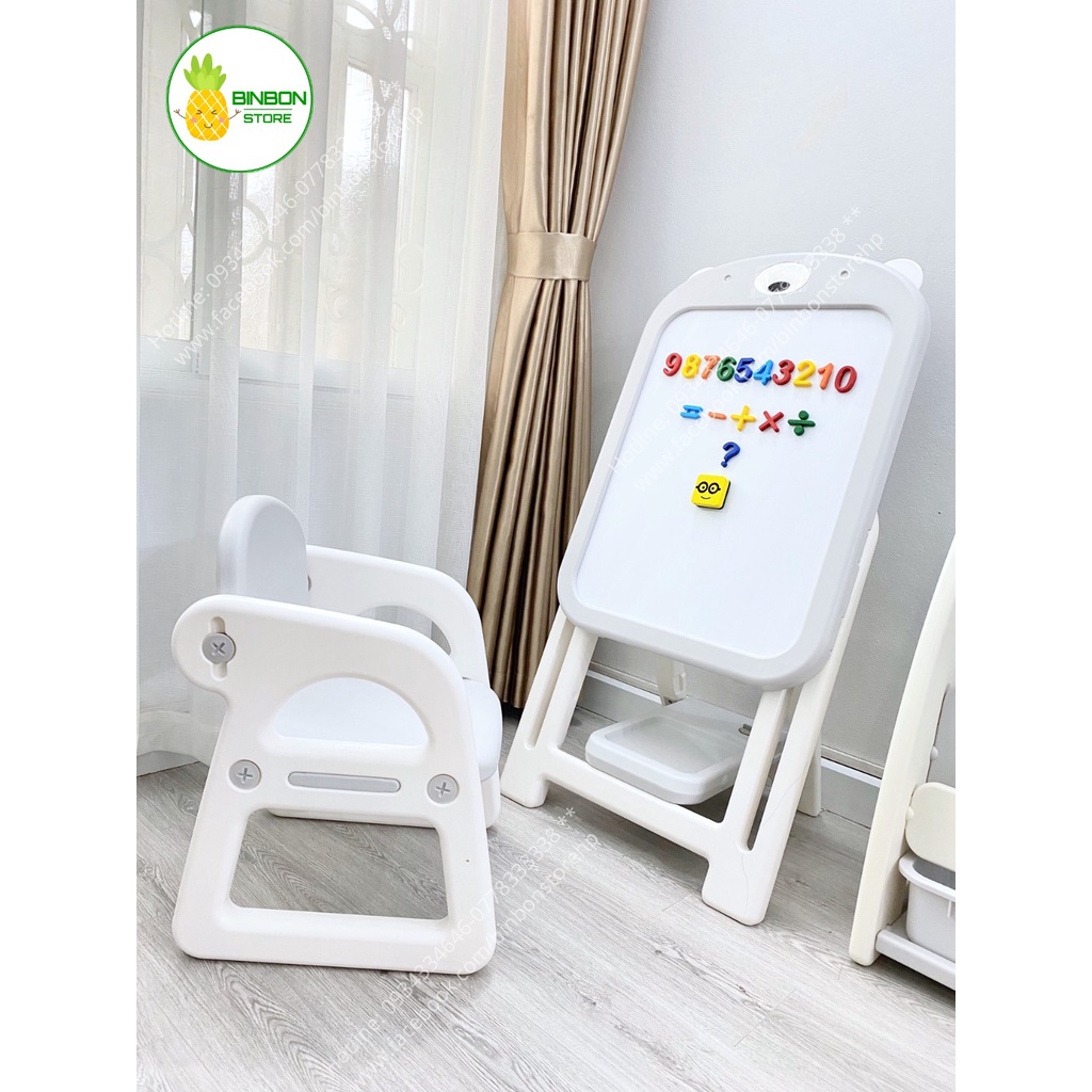 Bảng vẽ cho bé, Bảng và ghế các hình cho bé khủng long, ếch, gấu