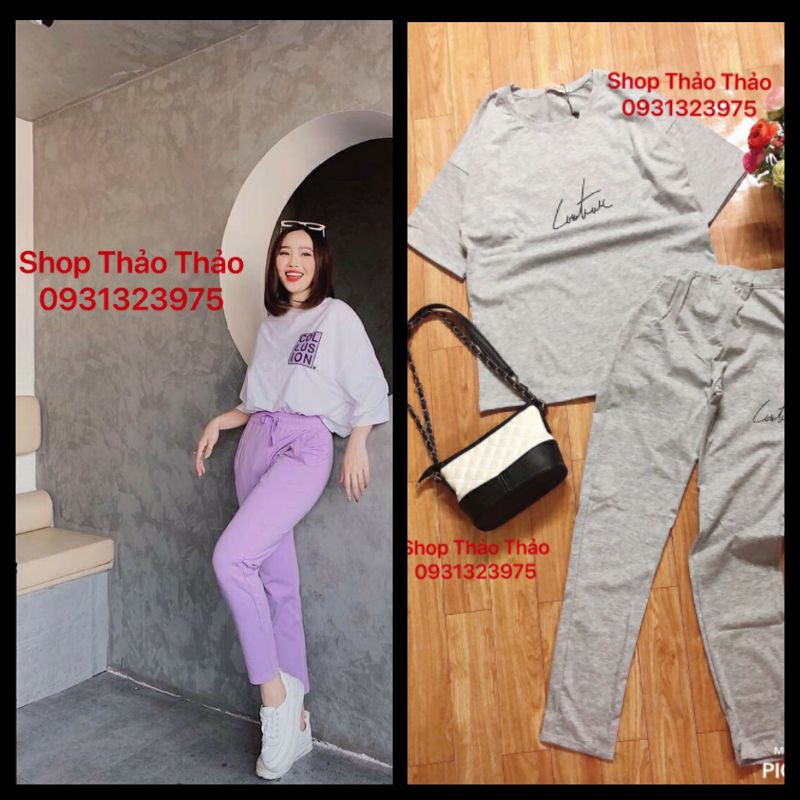Đồ Bộ Thun Cotton Mẫu Chữ Ký Siêu Hot 🎀Giảm 10K Đơn 200K | BigBuy360 - bigbuy360.vn