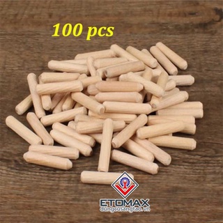 Bộ 100 chốt gỗ 6x40mm