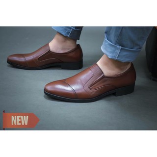 GIÀY LƯỜI CÔNG SỞ DA BÒ THẬT G186