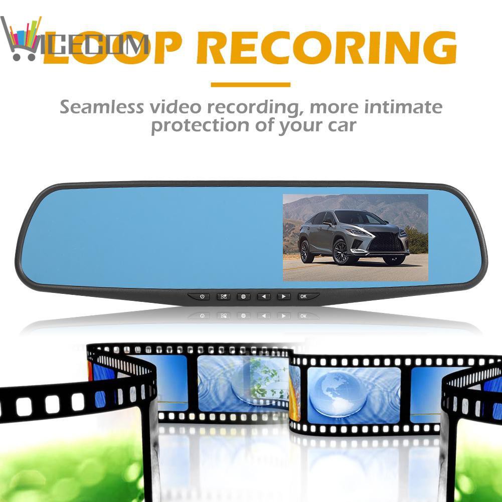 Camera Chiếu Hậu Hai Ống Kính Q103B Hd 1080p 4.3 Inch Ips Cho Xe Hơi | BigBuy360 - bigbuy360.vn