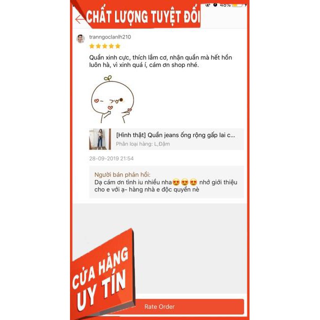 [Mã WASTMAY giảm 15% tối đa 30K đơn 150K] QUẦN JEANS ỐNG RỘNG GẤP ỐNG LƯNG CAO | BigBuy360 - bigbuy360.vn