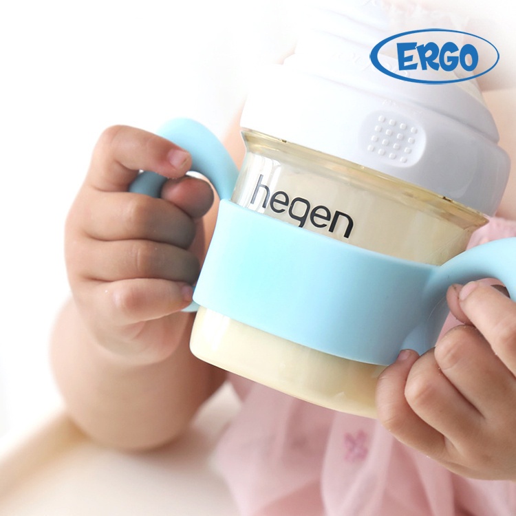 Tay cầm bình sữa cổ rộng phù hợp Avent, Hegen, Moyuum bằng silicone