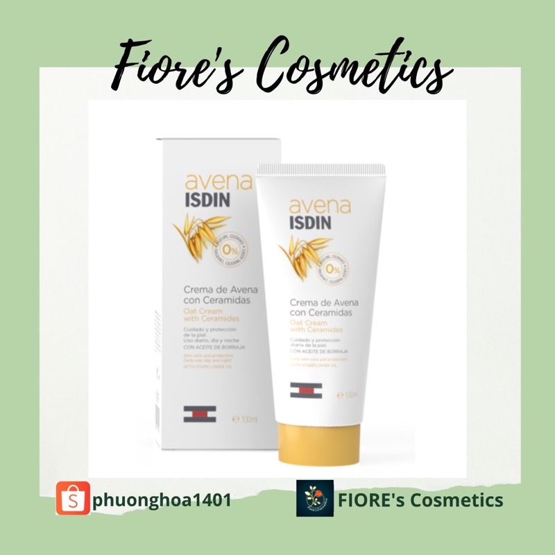 Kem dưỡng phục hồi Isdin Avena Oat Cream with Ceramides 100ml