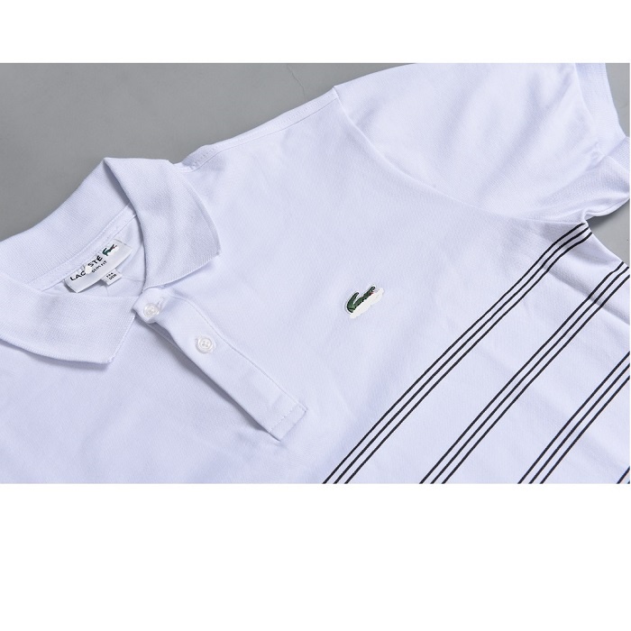 Áo Polo Nam Kẻ Ngang Trẻ Trung Sành Điệu, Áo Phông Nam Có Cổ Tay Cộc Vải Cá Sấu 100% Cotton Mềm Mịn Thoáng Mát ZAR.A0111