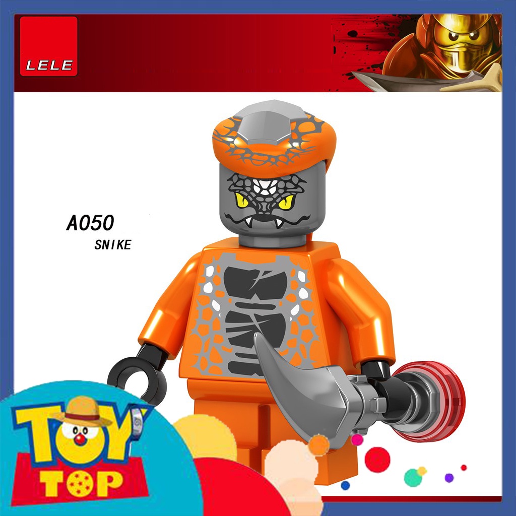 Đồ chơi lắp ghép Ninja : Minifigure ninja nhân vật Garmadon Shark Army Jelly A049 - A056