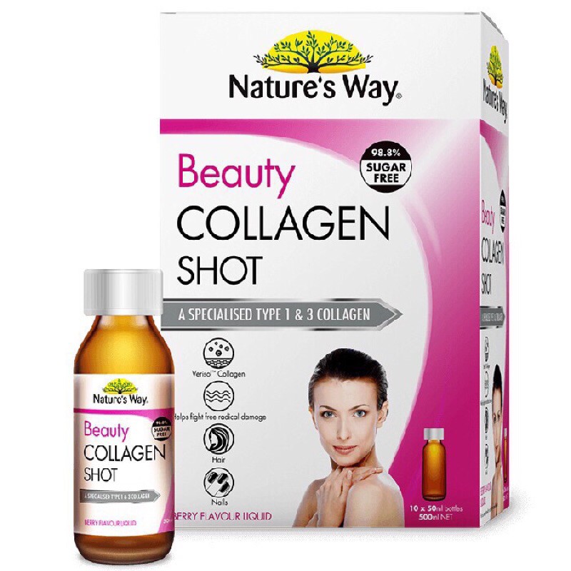 COLLAGEN NƯỚC NATURE’WAY BEAUTY COLLAGEN SHOT 10 LỌ x 50ML