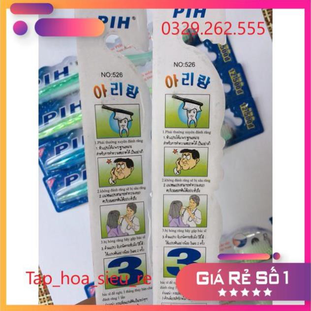 (Rẻ Vô địch) Bàn chải đánh răng P/H công nghệ Hàn sản xuất Việt Nam