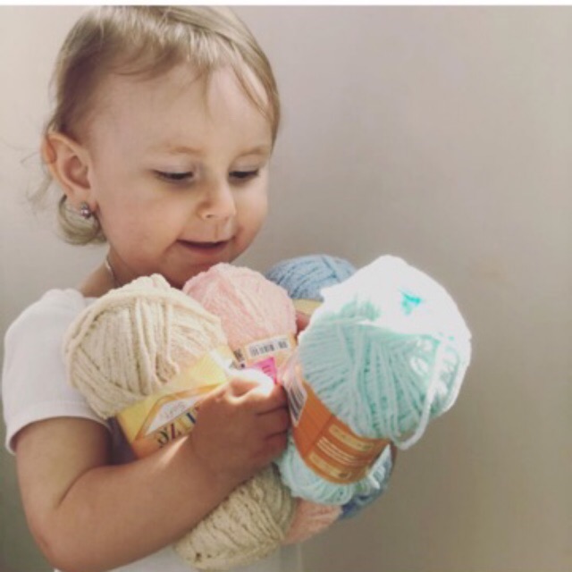 Len BÔNG XÙ mềm, nhẹ Alize baby softy đan quần áo thu đông cho bé 50gr/cuộn