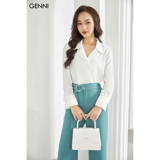Áo sơ mi xếp ly ga005 - genni