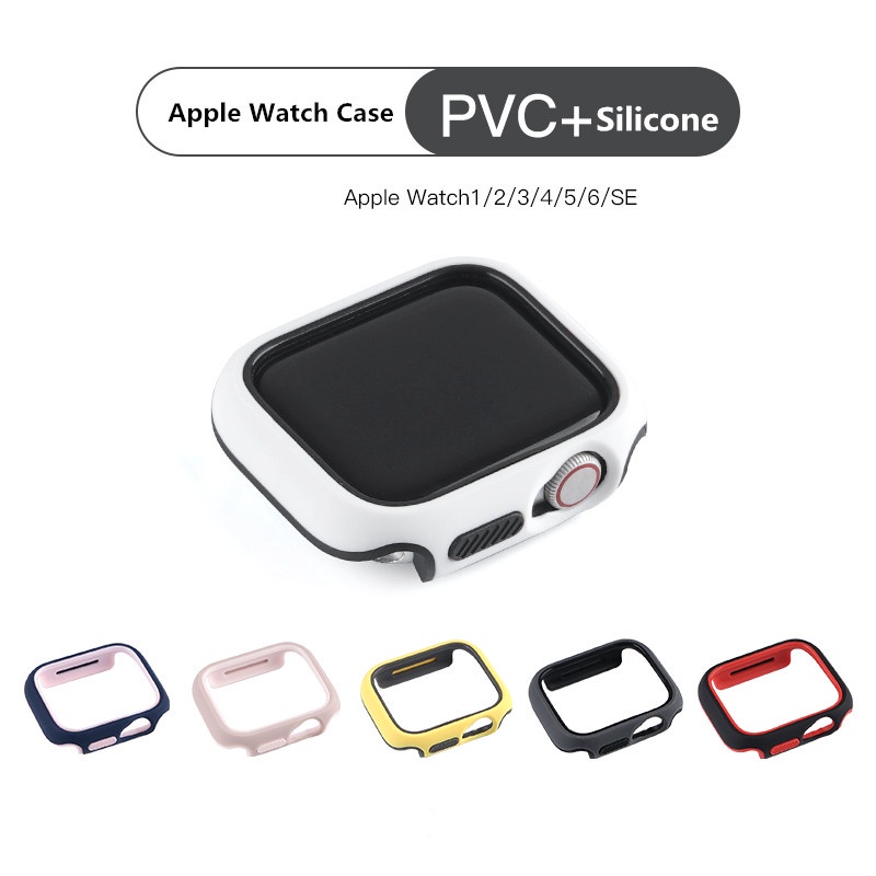 Ốp bảo vệ đồng hồ Apple Watch Series 6 SE 5 4 44mm 42mm 3 2 1 38mm 40mm