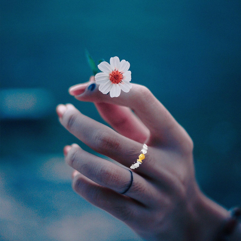 Nhẫn Hở Hình Cá Phong Cách Cổ Điển