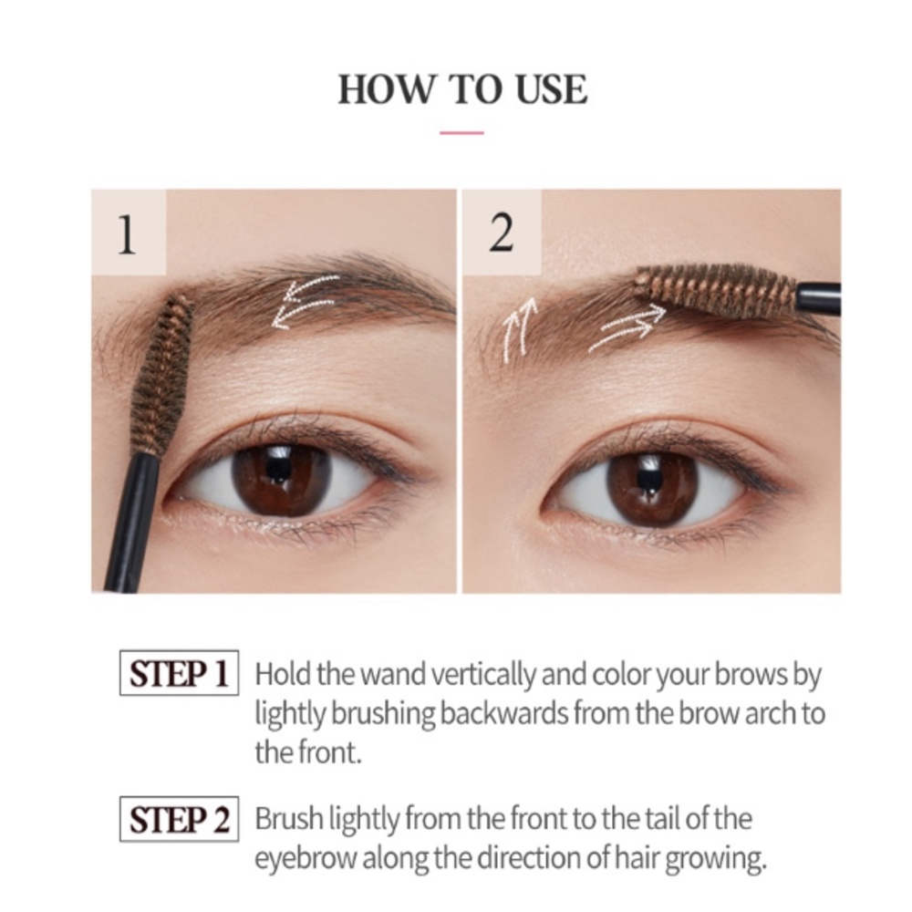 Mascara chải lông mày ETUDE Color My Brow nhiều màu sắc phù hợp với muôn vàn màu tóc 4.5g