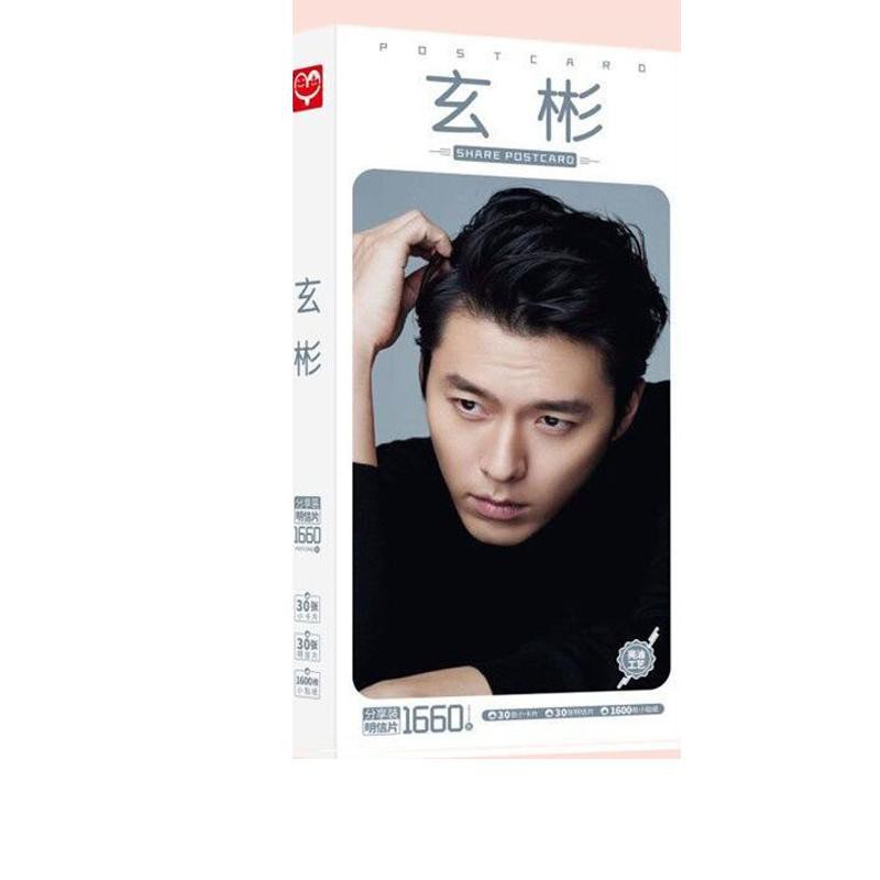 [Mã LIFEBOOK2 giảm 10% đơn 0Đ] Hộp ảnh Postcard Hyun Bin Crash Landing on You Hạ cánh nơi anh in ảnh idol