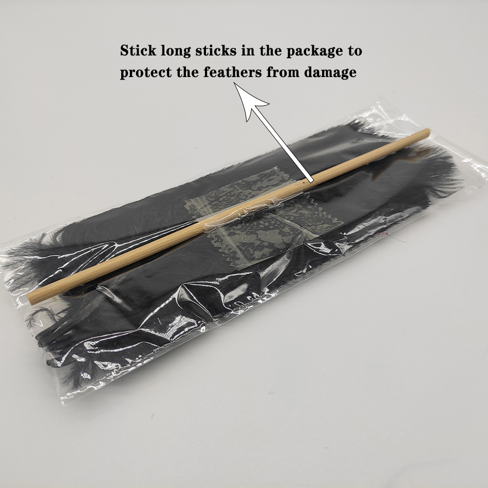 Bộ 10 Lông Đà Điểu 15-20CM Tự Làm Đồ Trang Sức