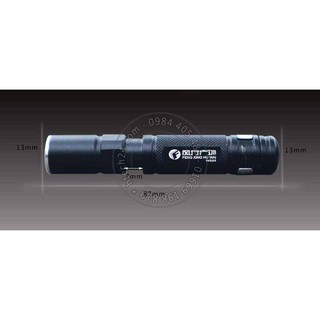 Đèn pin mini cài túi W522 đủ pin sạc